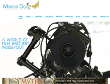 Tablet Screenshot of mirrordogproductions.com